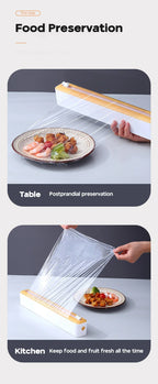 Dozator Magnetic pentru Folie Alimentară – cu Tăietor Integrat