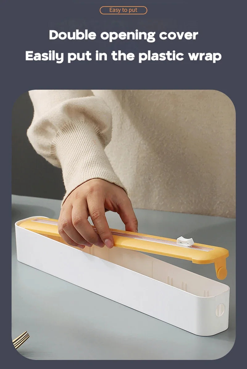 Dozator Magnetic pentru Folie Alimentară – cu Tăietor Integrat