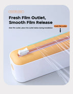 Dozator Magnetic pentru Folie Alimentară – cu Tăietor Integrat