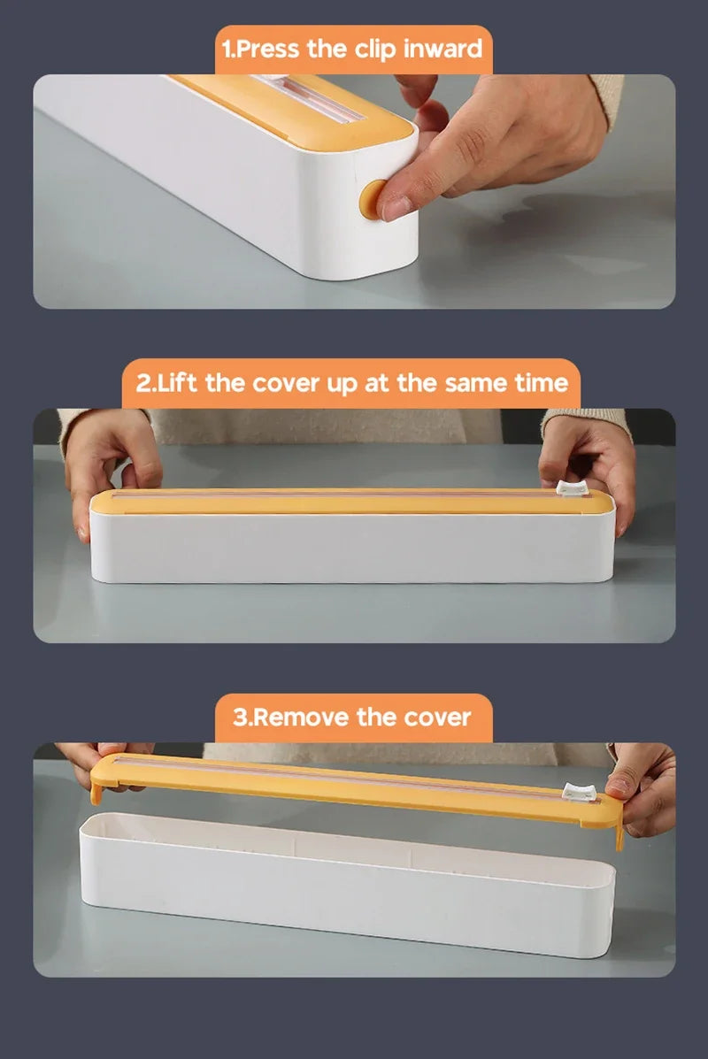 Dozator Magnetic pentru Folie Alimentară – cu Tăietor Integrat